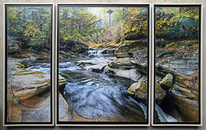 Image of the layered digital photograph, Triptych by Paul Bozzo.